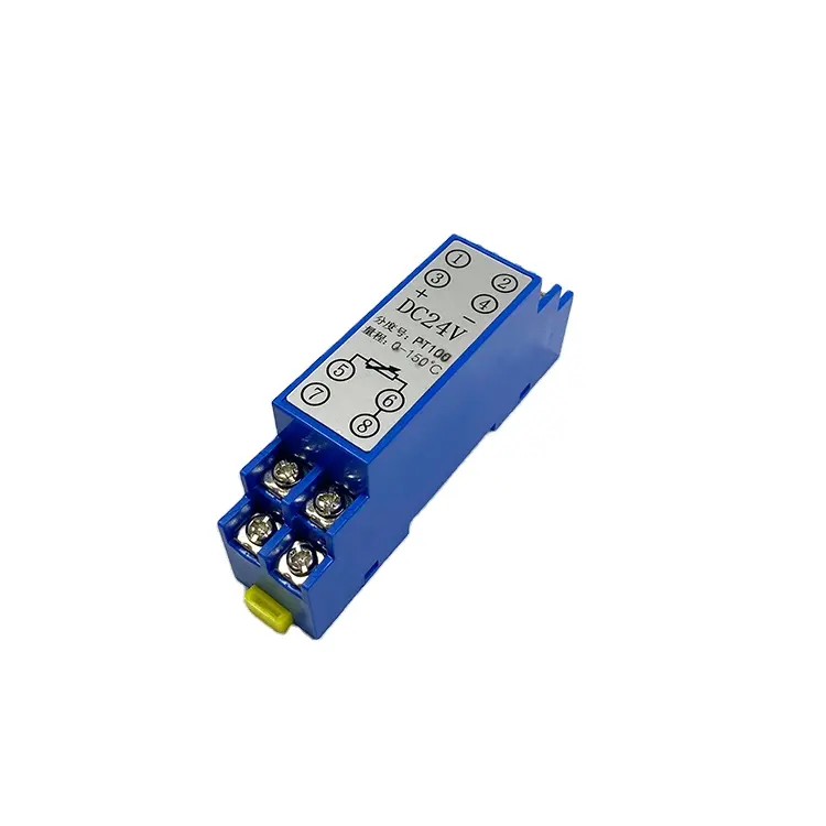 インテリジェント統合RTDPT100温度送信機4-20mA DINレール取り付けCu50PT100温度送信機
