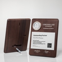 Trophée en bois massif gravé sur mesure avec impression UV - Récompense durable pour la reconnaissance des employés, récompenses des réunions annuelles, cadeaux d'affaires