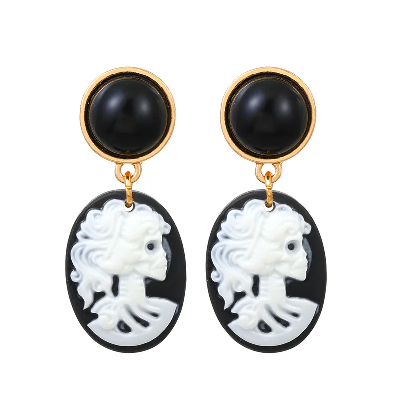 Pendientes de arcilla para mujeres y niñas, pendientes de gota de arcilla polimérica, Pendientes colgantes de girasol blanco, accesorio de joyería