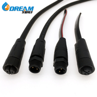 DREAM Connecteur d'aviation M12 personnalisé étanche IP67 3 4 5 6 8 12 broches Mâle Femelle Assemblage de câble de capteur OEM
