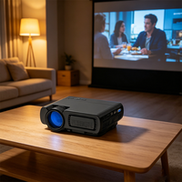 Nuevo Proyector T5 HD 2026, 200-300 ANSI Lúmenes, Android Smart, Duplicación de Pantalla Inalámbrica, Proyector de Video para el Hogar