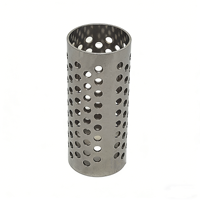 Cartouche filtrante perforée en acier inoxydable, épaisseur et taille personnalisées, panier de nettoyage pour électrodéposition industrielle, liquide chimique