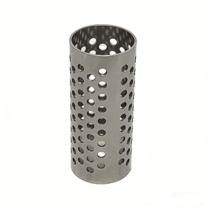 מחסנית סינון מנירוסטה מחוררת, עובי וגודל בהתאמה אישית, סל ניקוי תעשייתי לציפוי חשמלי, נוזל כימי - Product Image 4