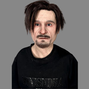 Masque en silicone à tête entière ultra-réaliste à texture de peau humaine pour <span class=keywords><strong>homme</strong></span> aux <span class=keywords><strong>cheveux</strong></span> longs, personnalisé, pour jeux de rôle, simulation, accessoire de maquillage - Product Image 2