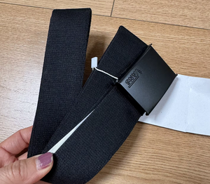 Cintura Unisex Classica in Tela con Stampa a Scacchi Bianco e Nero, Larghezza 4.0cm, 125cm, Fibbia Automatica in Acciaio - Product Image 6