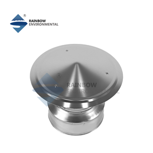 Capot de cheminée en acier inoxydable haute température pour tous types de combustibles, avec écran anti-étincelles, pour cheminée de 6 pouces de diamètre intérieur, garantie 5 ans - Product Image 3