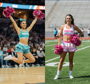 Thiết Kế Mới Tùy Chỉnh Thăng Hoa Khiêu Vũ Hoạt Động Mặc Lấp Lánh Thạch Thực Hành Đào Tạo Khiêu Vũ Mặc Cổ Vũ Thực Hành Mặc - Product Image 5