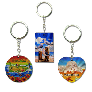 מגנטים מתכתיים אפוקסי אלומיניום מקרר רדיד מגנט פלוריידה חוף סצנה מזכרת נייר - Product Image 5