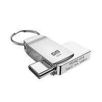 Logo OEM Gaya Baru Logam Putar Grosir USB Memories USB 3.2 Tipe C 32GB 64GB 128GB OTG Flashdisk PD162