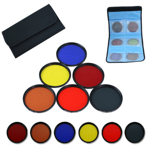 Bán Buôn Đầy Đủ Màu Sắc Bộ Lọc Quang Học Ống Kính Cho Máy Ảnh DSLR DSLR Cam Tím Vàng Màu Xanh Lá Cây Màu Xanh Tím Đầy Màu Sắc Lọc Kit - Product Image 2