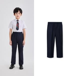 Pantalones <span class=keywords><strong>de</strong></span> vestir negros azul oscuro para niños para anfitriones <span class=keywords><strong>de</strong></span> escuela primaria Coros <span class=keywords><strong>de</strong></span> actuación Niños Niñas Estilo <span class=keywords><strong>de</strong></span> traje formal - Product Image 1