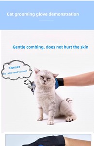 Gant <span class=keywords><strong>de</strong></span> toilettage pour <span class=keywords><strong>chien</strong></span> et chat 2026 – Gant anti-poils réglable pour le brossage et le bain des animaux – Vente en gros - Product Image 3