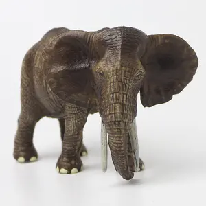 Figurine éléphant en plastique pvc, 1 pièce, jouet pour cadeaux souvenir