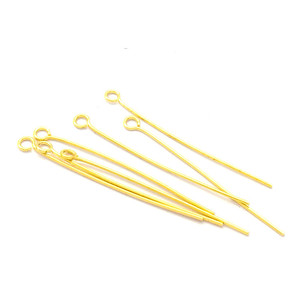 Stainless Steel 9 Shaped <b>Beading</b> <b>Needle</b> For DIY Jewelry Making Tools Gold Silver Rose Gold Colors Polished Finish - Product Image 3