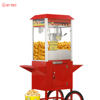 Machine à Popcorn Professionnelle Commerciale Industrielle Gaz ou Électrique à Air Chaud Mini Automatique Sucré Caramel Gourmet sur Roues à Vendre