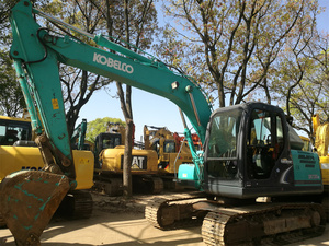 Prix bas ! Excavatrice sur chenilles hydraulique Kobelco SK130 d'occasion de bonne qualité, modèle 2022, 13 tonnes, comprend pompe à engrenages, roulement, PLC, moteur - Product Image 2