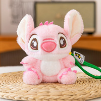Jouets pendentifs mignons en peluche, porte-clés animaux et fruits, breloques de 4 pouces, mini poupées décoratives pour sacs à dos
