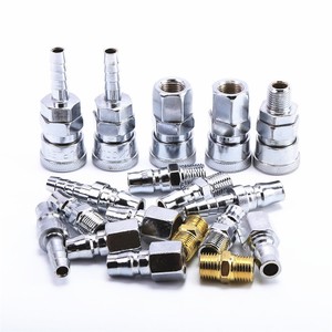 Dingyi 18-Piece Pneumatic Quick Couplings Set 6 Mm 1/4 Inch Stainless Steel For Air Tools Accessories - Product Image 1