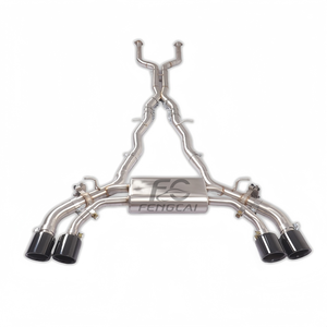Escape trasero Cat para <span class=keywords><strong>BMW</strong></span> M5/<span class=keywords><strong>M6</strong></span> G99 LCI 4,4 T <span class=keywords><strong>2022</strong></span> + tubo de escape X silenciador de tubo con controlador y onda de sonido modificada de punta - Product Image 2
