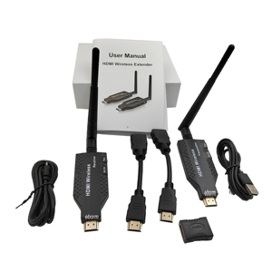 Extender HDMI không dây cắm và chơi 50m không dây <span class=keywords><strong>HD</strong></span> <span class=keywords><strong>mi</strong></span> máy phát và máy thu 1080P <span class=keywords><strong>HD</strong></span> 5g <span class=keywords><strong>wifi</strong></span> cho máy tính xách tay để TV - Product Image 1