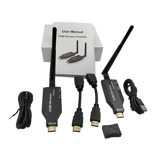 Extender HDMI Wireless Plug and Play 50M Wireless HD MI Transmitter and Receiver 1080P HD 5G Wifi for Laptop to TV