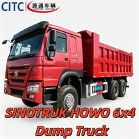 Самосвал SINOTRUK HOWO 6x4 для земляных работ: мощный дизельный двигатель, низкий процент отказов, простое обслуживание