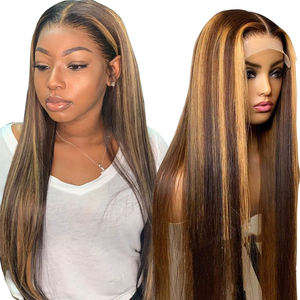 BORUI 13X6บราว<span class=keywords><strong>น</strong></span>์<span class=keywords><strong>วิก</strong></span>ผมคนสีบลอนด์ของชาวบราซิล,<span class=keywords><strong>วิก</strong></span>ผมลูกไม้ด้านหน้าแบบ Full Hd 360ใส - Product Image 1