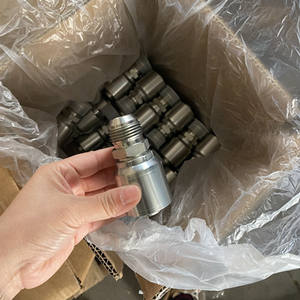 פלדת פחמן באיכות גבוהה חיבור הידראולי חתיכה אחת מתאם מדחס אוויר התאמת קצה צינור גמיש התאמת צינור הידראולי - Product Image 5