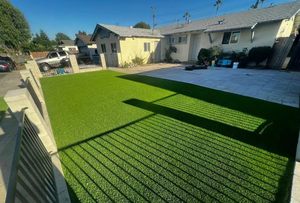 Césped sintético para exteriores, alfombra verde realista, césped artificial de alta simulación, césped artificial para exteriores - Product Image 3