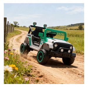 Auto Eléctrico de Plástico para Niños de 2 a 4 Años, Ligero, con Reproductor de Música MP3, Diseño Seguro y Duradero, Diversión en Interiores y Exteriores - Product Image 2