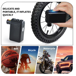 Mini Bomba Eléctrica para Bicicleta, Inflador de Neumáticos Inalámbrico Portátil de Aleación de Aluminio, Alta Presión de 100 PSI para Bicicletas de Carretera y Montaña - Product Image 2