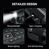 Inskam 339 Jumelles de vision nocturne extérieures légères 2MP Caméra HD Zoom 10x Écran LCD 4 pouces pour camping Vision nocturne