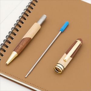 High End Eco-Friendly Custom Engraved Wood <b>Roller</b> Ballpoint Pen Set 1.0mm Writing Width New Design for Business Promotion Use - Product Image 5