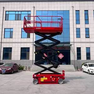 Full Automatic Electric Scissor Lift Indoor/Outdoor Construction Warehouse Equipment For Sale