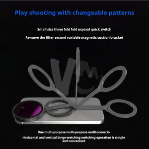 Kit de filtres magnétiques MagSafe pour smartphone avec adaptateur 52 mm, filtres CPL ND Black Mist pour la photographie et la vidéo mobile - Product Image 6