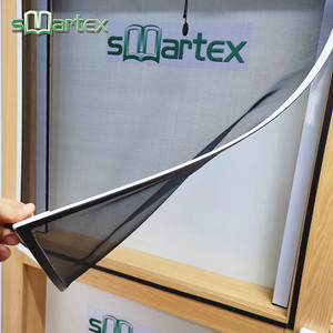 Moustiquaire magnétique en fibre de verre, taille ajustable, lavable, découpable, <span class=keywords><strong>anti</strong></span>-insectes, pour fenêtre à battant en location - Product Image 2