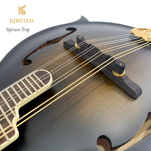 Профессиональная мандолина F-типа с цельным корпусом, матовым покрытием, высокого качества, для начинающих студентов - Product Image 2