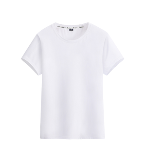 Camiseta al por Mayor de Alta Calidad, 100% Poliéster, 180 Gramos, Cuello Redondo, Lisa, para Impresión por Transferencia de Calor, con Logotipo Personalizado - Product Image 1