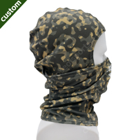 Balaclava imprimée personnalisée OEM pour le ski d'hiver, bonnet de ski, masque facial de cyclisme, vente en gros, fabricant sur mesure
