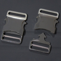 Boucle de ceinture à dégagement latéral réglable en métal Durable en gros d'usine boucle d'insertion pour ceinture de sangle de sac à dos