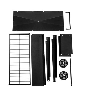 Offre Spéciale <span class=keywords><strong>lit</strong></span> de jardin <span class=keywords><strong>surélevé</strong></span> en métal avec roulettes, boîte de jardinière surélevée avec pied <span class=keywords><strong>pour</strong></span> légumes et fleurs - Product Image 1