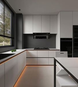 Ensemble de cuisine complète de style moderne en bois et matériaux de haute qualité pour appartements de petite taille - Product Image 1