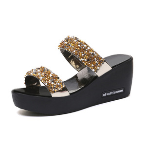 Summer New Design Slope Heeled <b>Shoes</b> for Women Comfortable Wearing Spring High End Casual Sandals - Product Image 5