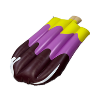 Propre conception été eau plaisir arc-en-ciel gonflable Popsicle adulte plage multicolore piscine pont prix usine gonflable piscine flotteur