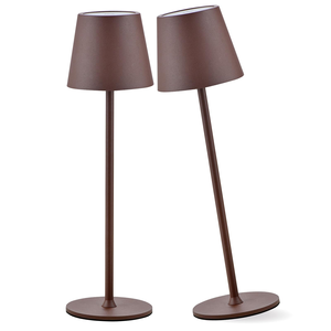 Lampes de table tactiles d'extérieur, lampe de bureau moderne pour chambre à coucher, lampe de table sans fil rechargeable pour bar et restaurant avec port de charge USB - Product Image 1