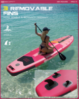 OEM Custom Debout Surf Paddle Board Offre spéciale Stand up Paddle gonflable SUP Board rose Planche de surf pour les eaux de l'océan