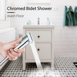 Ensemble de pulvérisateur de bidet chaud et froid de haute qualité <span class=keywords><strong>Kit</strong></span> de douche de toilette de salle de bain avec mitigeur et tuyau en laiton massif - Product Image 3