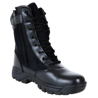 Bottes de sécurité noires TSB01 avec fermeture éclair latérale