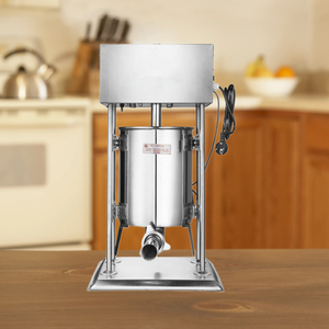 Macchina Elettrica Verticale per Riempimento Salsicce da 30L, Macchina Automatica per Insaccare con Base Stabile - Product Image 6