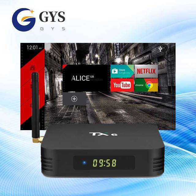 Tanix TX6 Allwinner H6 4K Android Box Tv Quad Core Android 9.0 4gb+32gb Android Tv Box